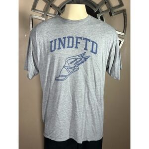Rare Vintage Official Undefeated Undftd Original Track / Wing Logo Shirt Sz L